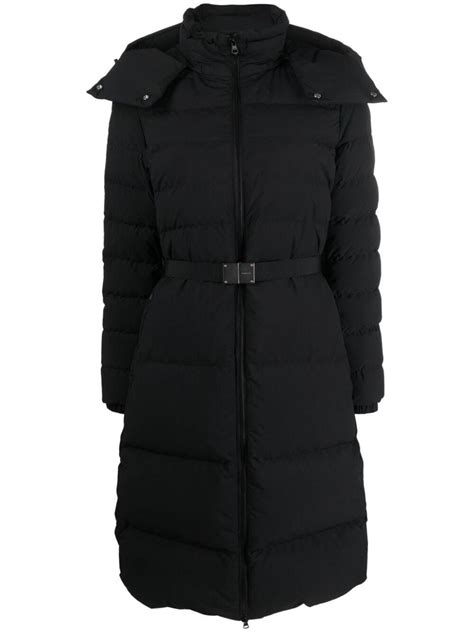 burberry burniston|Burberry Burniston Belted Padded Coat .